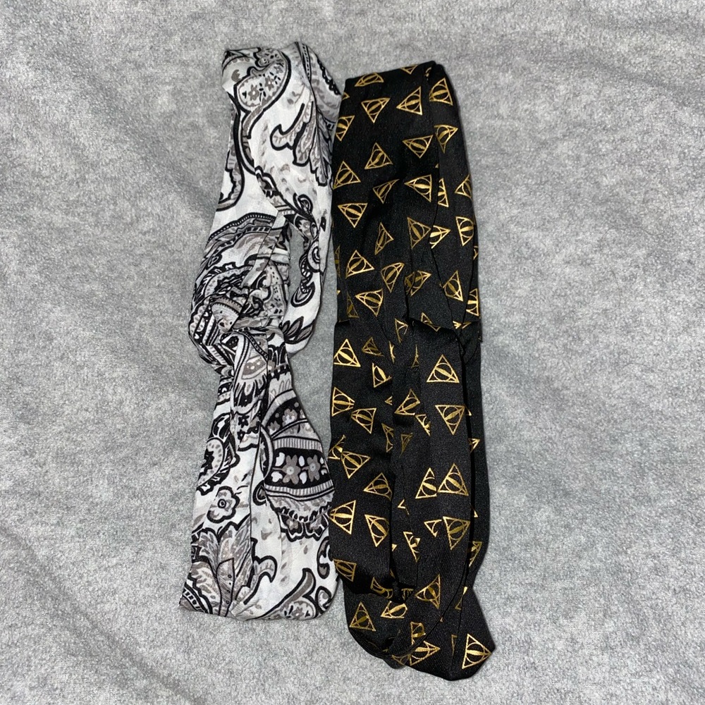 Twist top elastic head wraps